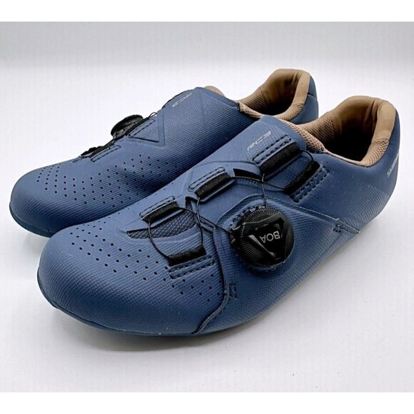 Shimano Shoes - SHIMANO RC300  Size 5.5 Cycling Boa 3 Bolt Clipless‎ Cycling Shoes Navy Womens
